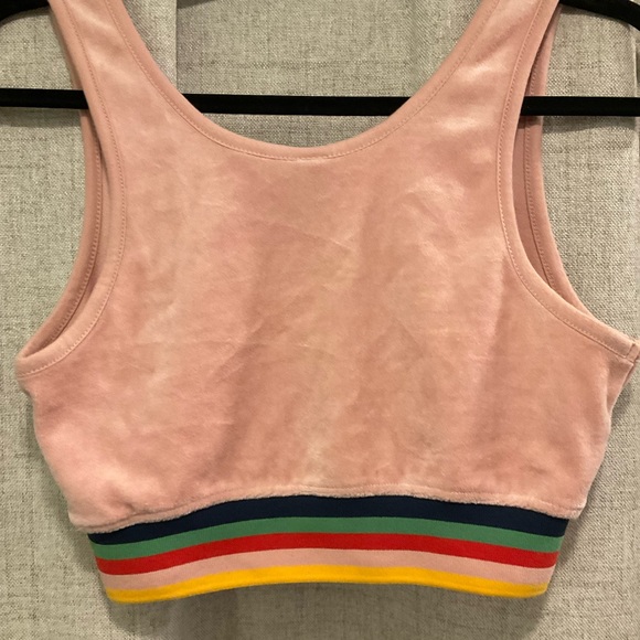 WILD FABLE WOMENS CROPPED TANK WITH RAINBOW ELASTIC WAIST BAND SIZE XS NWT - Picture 5 of 8